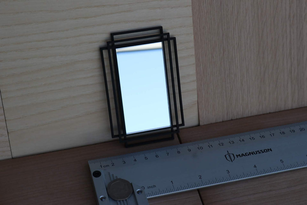 1/6th 1:6 doll house art deco overlapping rectangles