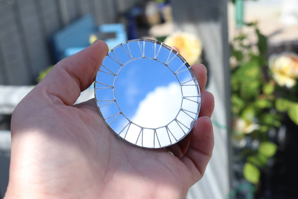 Art Deco Sunburst Dollhouse Mirror 1:12 Scale