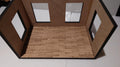 dolls house parquet wooden flooring floorboards custom sizes 1/24th scale
