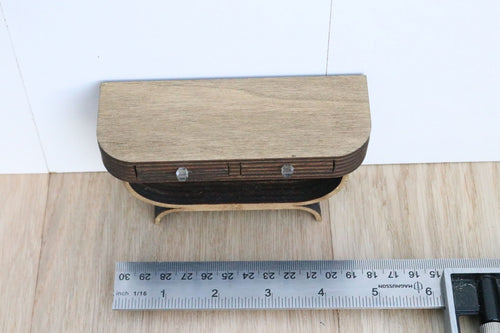 1/12 Scale Art Deco Dollhouse Console Table Kit