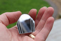 Art Deco Curved Fan Mirror, 1:16 Scale Dollhouse Miniature