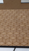 dolls house parquet wooden flooring cube custom sizes 1/16th scale