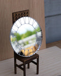 Art Deco Sunburst Dollhouse Mirror 1:12 Scale