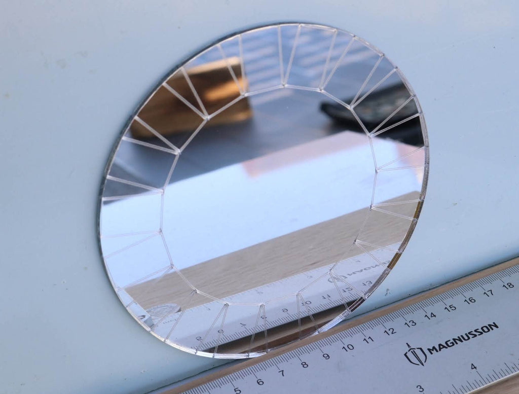 1/6 1:6 doll house art deco sunburst mirror