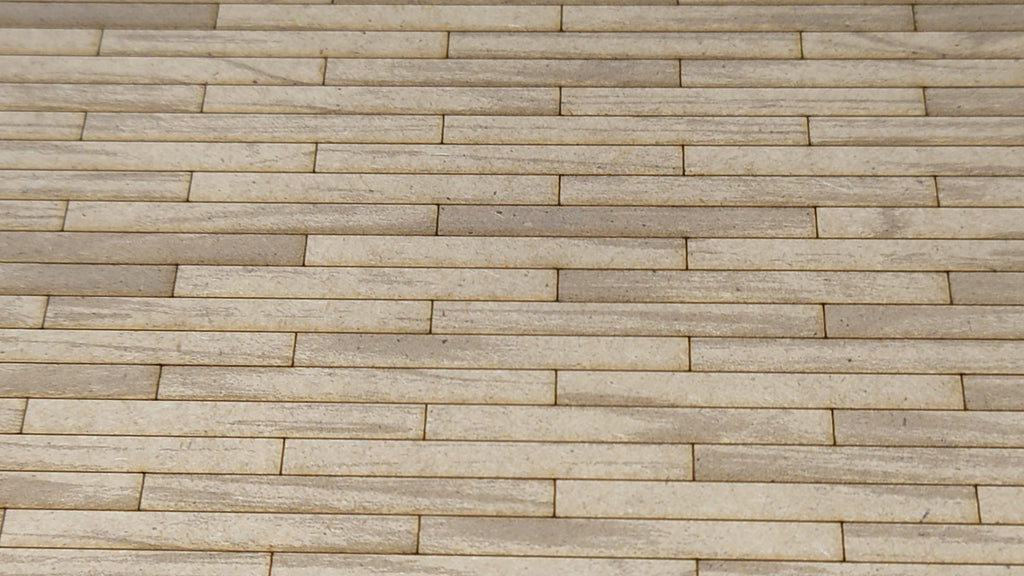 dolls house parquet wooden flooring floorboards custom sizes 1/24th scale