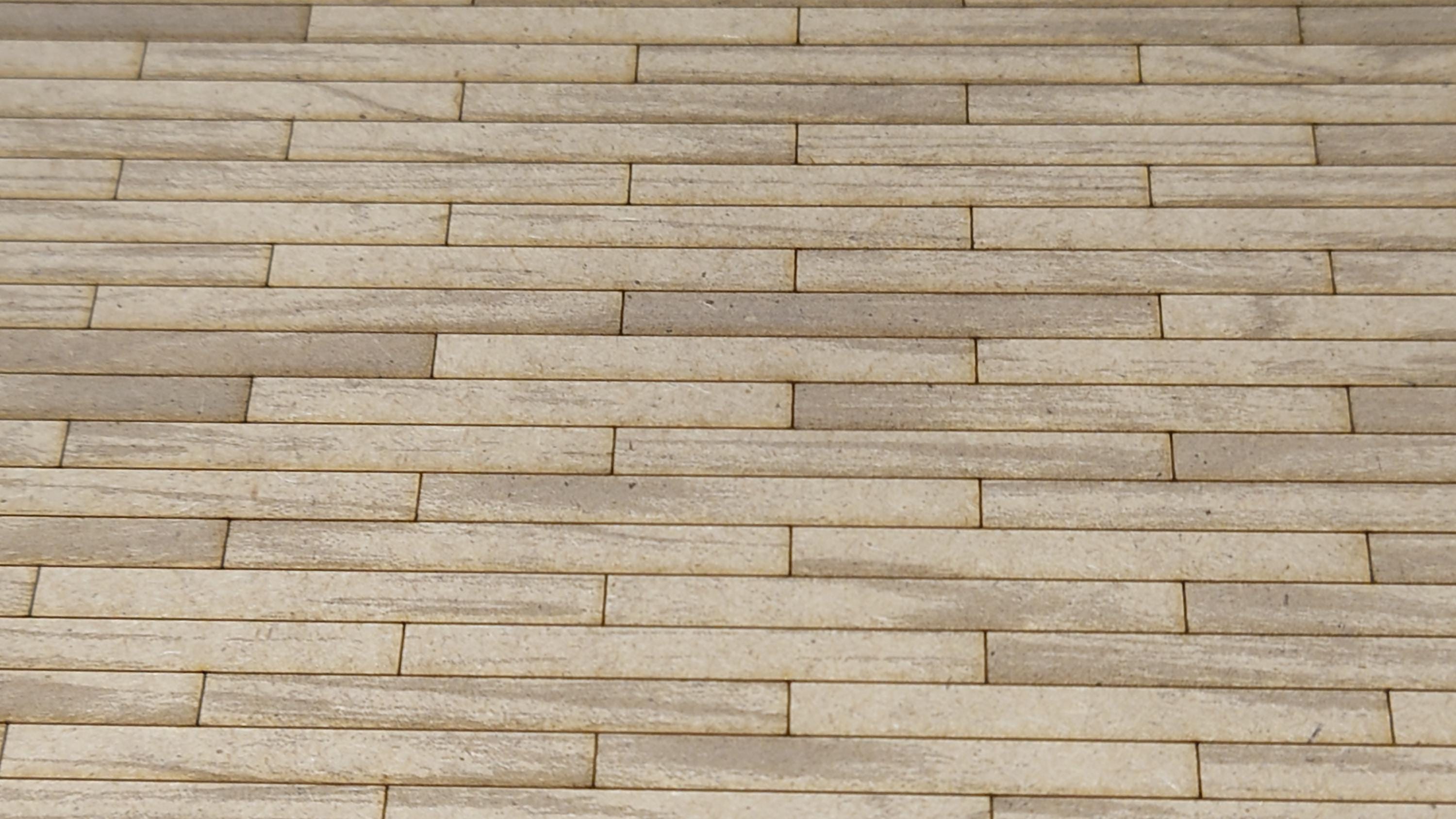 dolls house parquet wooden flooring floorboards custom sizes 1/24th scale