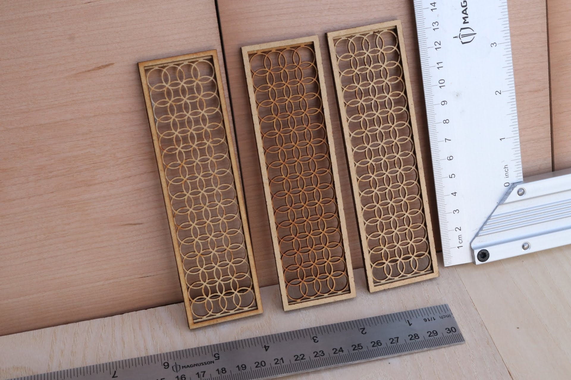 Dollhouse Screen Panels 1/12 Scale - MDF, Pack of 3