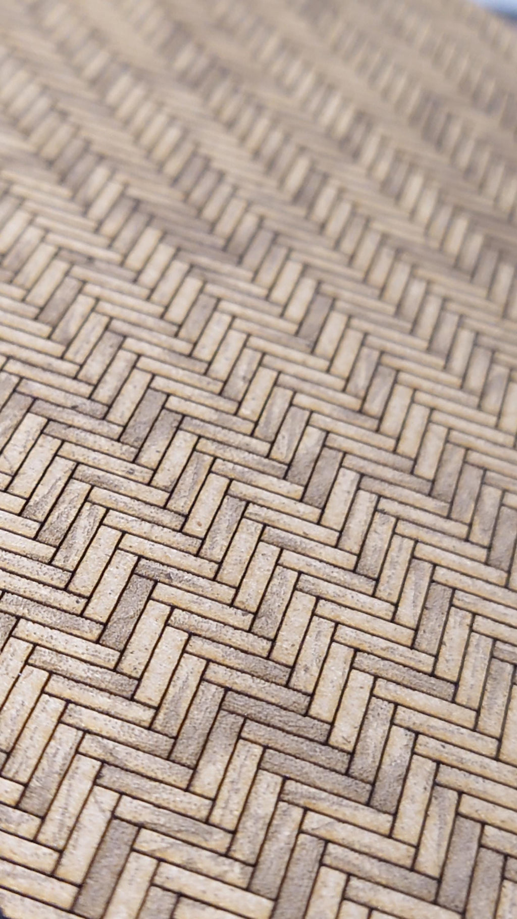 miniature flooring parquet herringbone custom sizes 1/35th scale