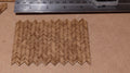 dolls house parquet wooden flooring herringbone tiles kit 1/35th scale