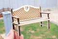 Dollhouse Garden Bench Kit: 1/12 Scale Miniature Two Seater