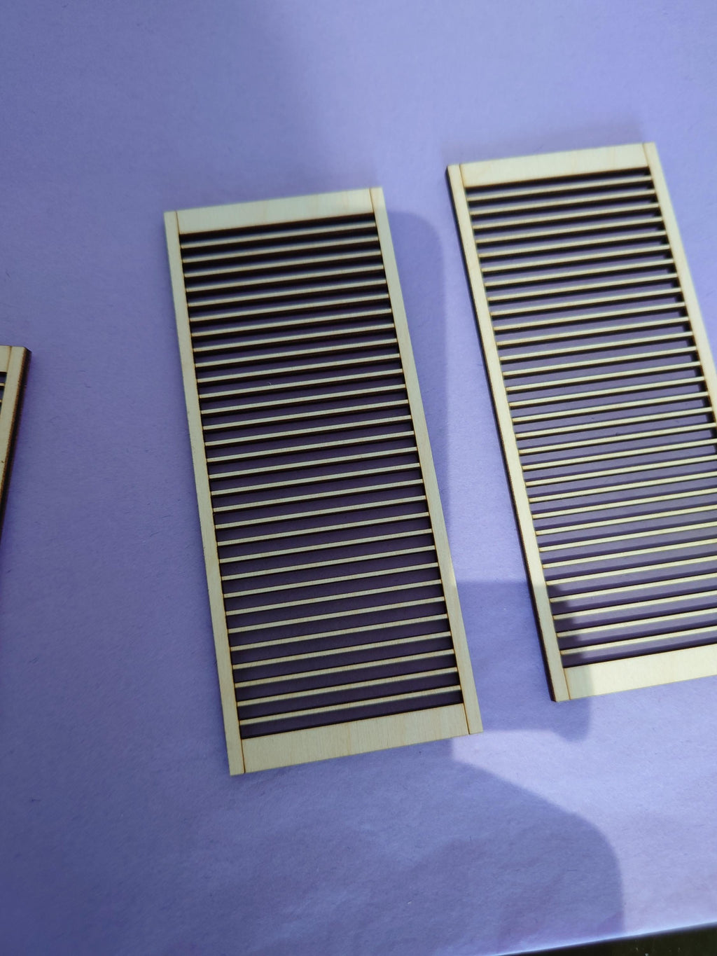 1/12th dollshouse window shutters shutterblinds - custom size