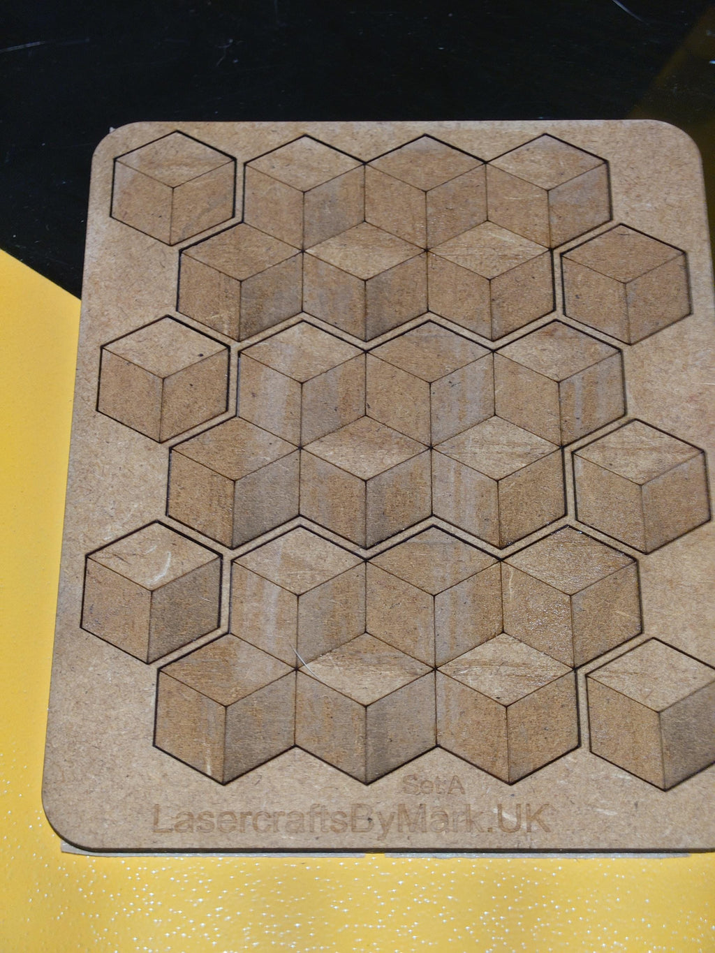 dolls house parquet wooden flooring cube tiles kit 1/12th scale