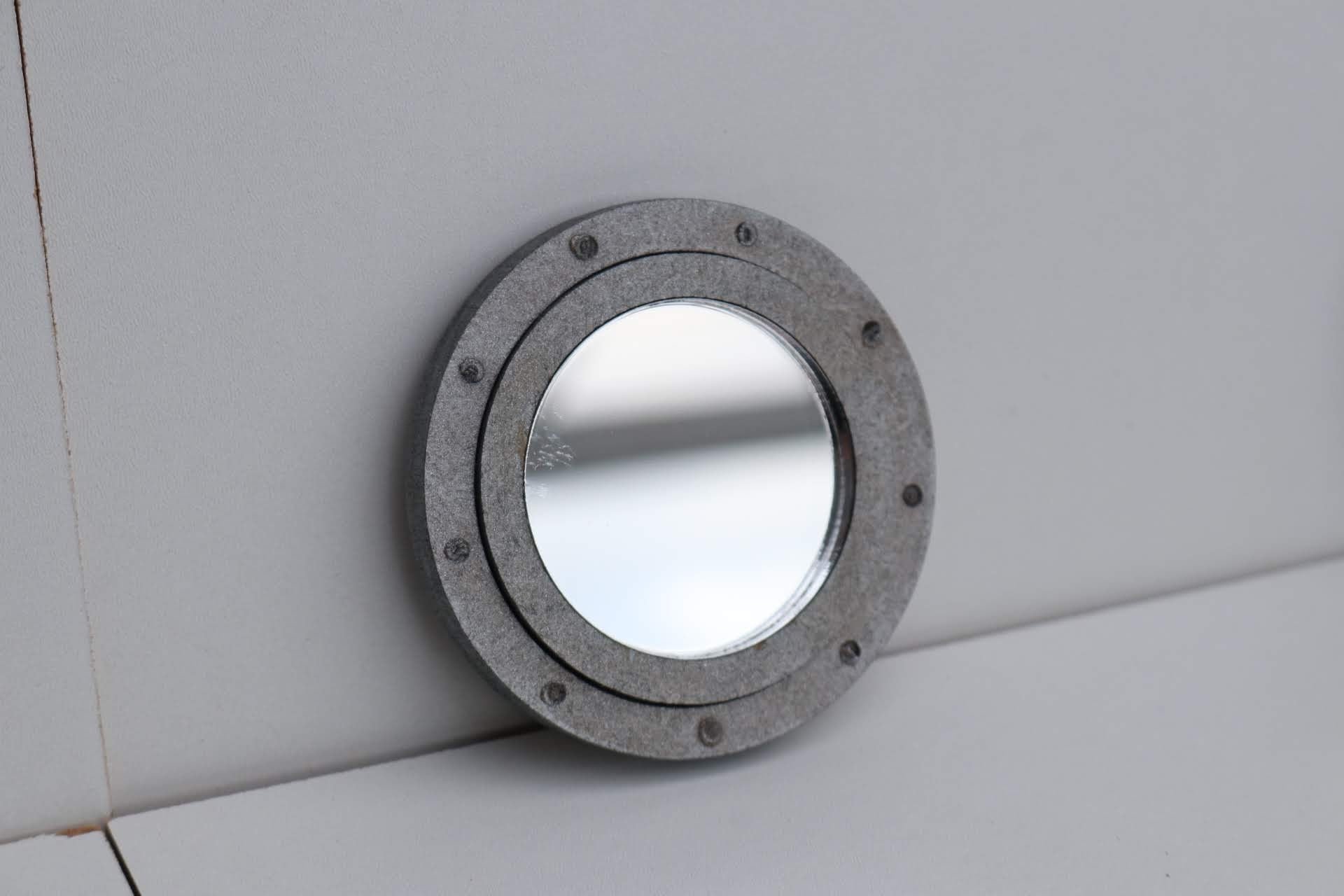 1:12 Dollhouse Nautical Porthole Mirror