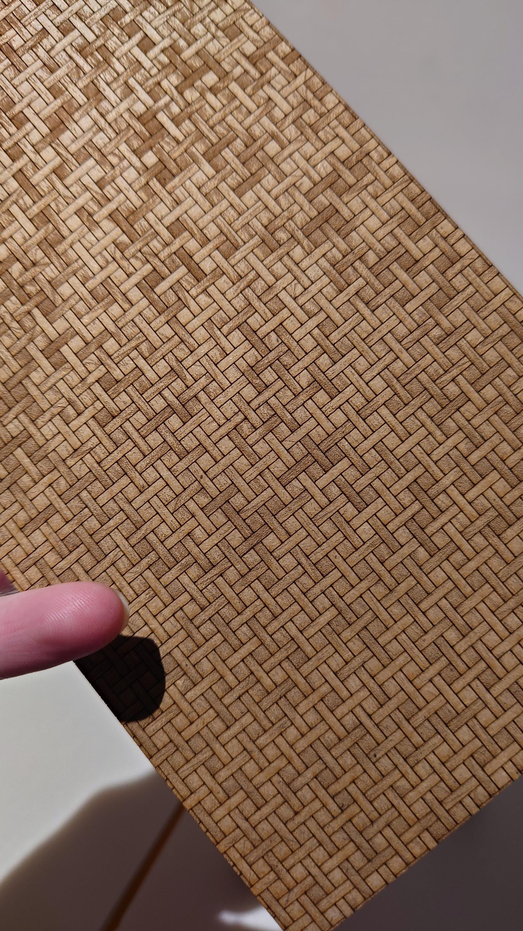 miniature flooring parquet basketweave custom sizes 1/35th scale