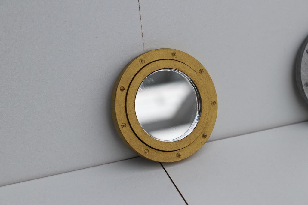 1:12 Dollhouse Nautical Porthole Mirror
