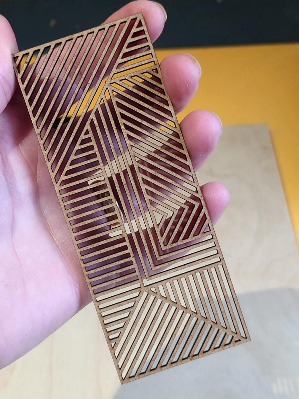 1/12 Scale Miniature Geometric Wall Art - Pack of Two