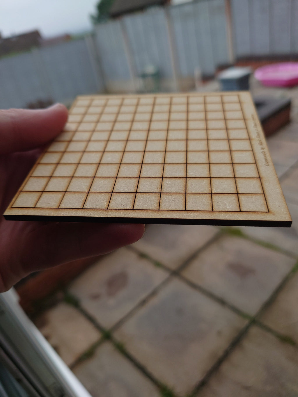 3mm laser cut MDF squares 1cmx1cm x 100 pieces