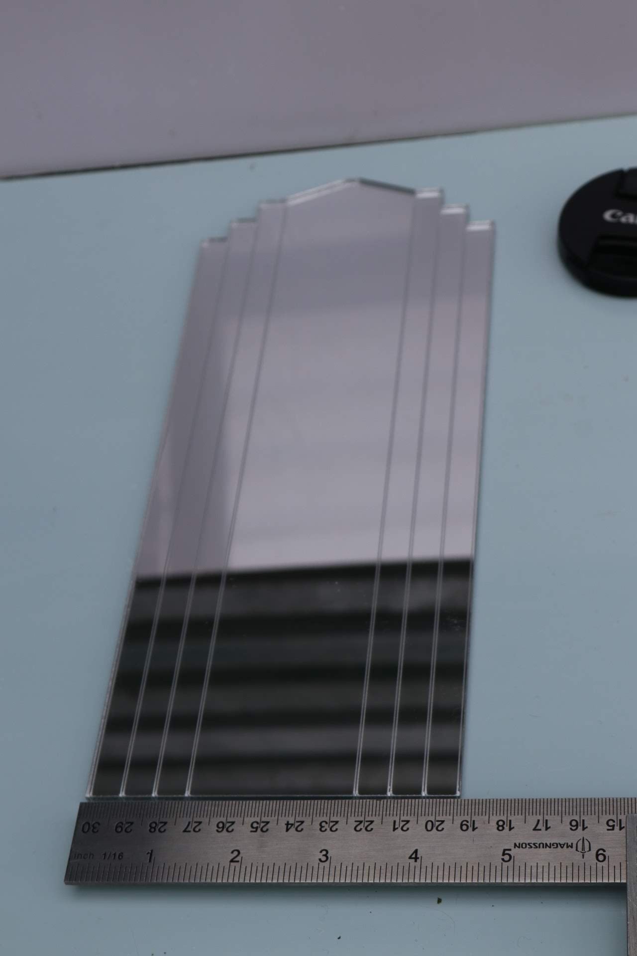 1/6 1:6 doll house tall art deco fan mirror