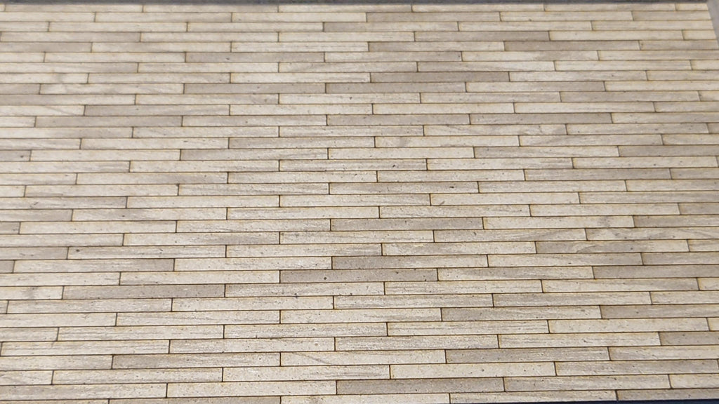 miniature flooring (wooden plank design) custom sizes 1/35th scale