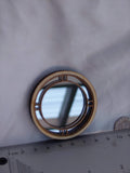 Art Deco Dollhouse Mirror: 1/12 Scale Circular Mirror