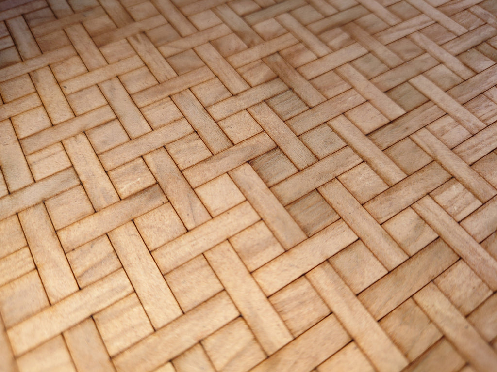 dolls house parquet wooden flooring basketweave custom sizes 1/12th scale