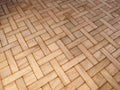 dolls house parquet wooden flooring basketweave custom sizes 1/12th scale