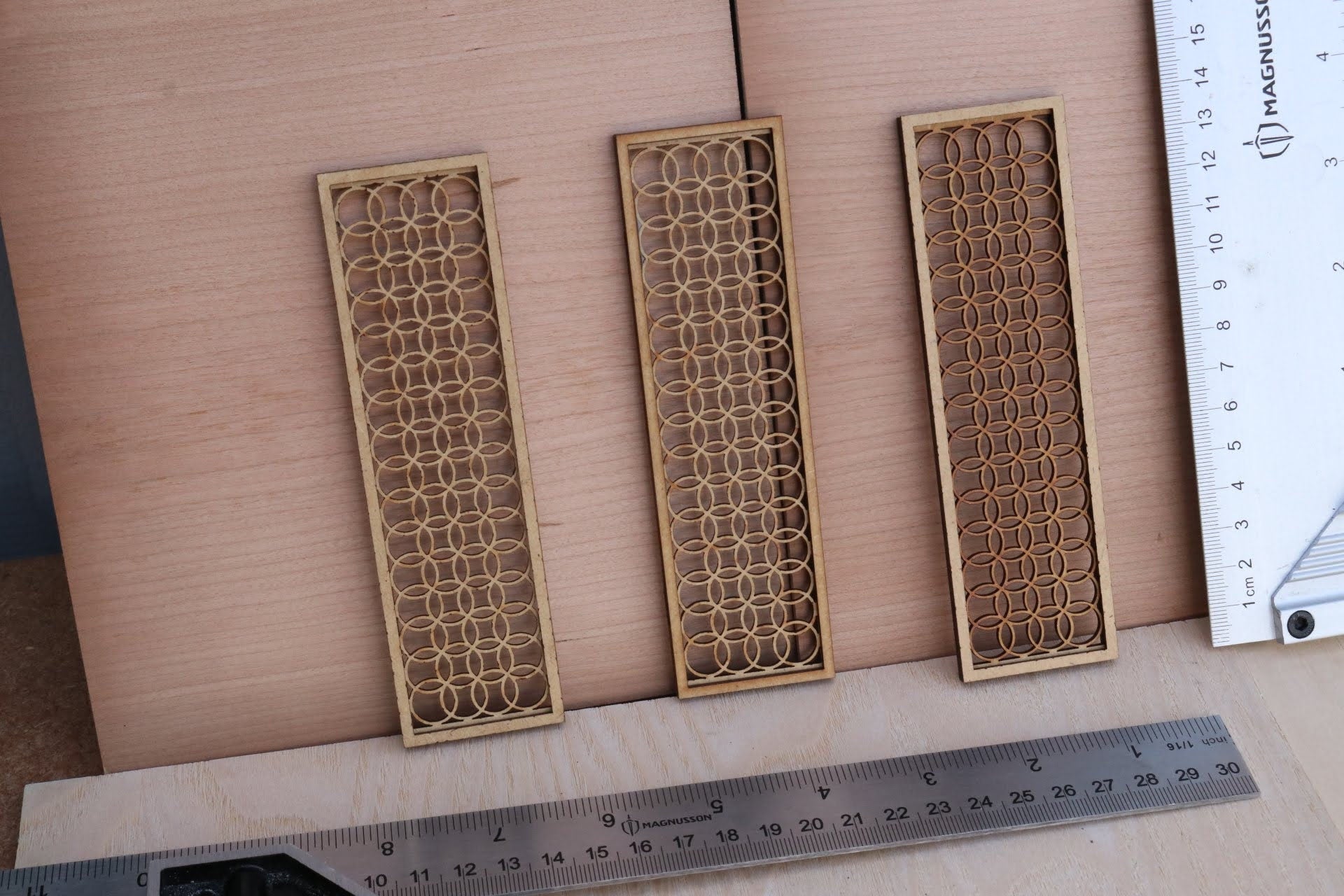 Dollhouse Screen Panels 1/12 Scale - MDF, Pack of 3