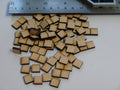 3mm laser cut MDF squares 1cmx1cm x 100 pieces